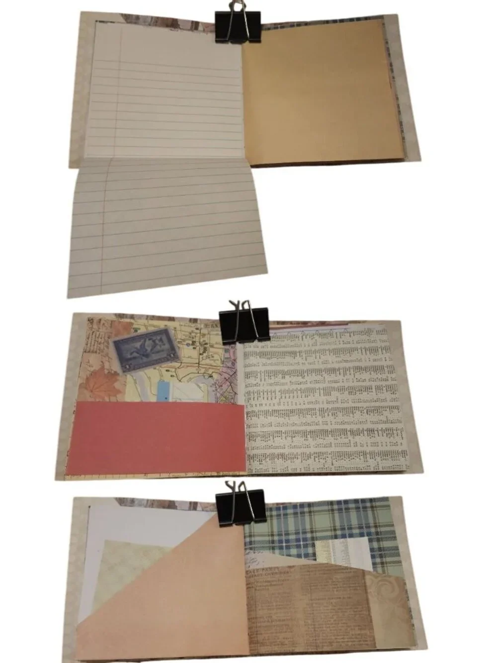 Junk Journal Travel Theme 68 pages Handmade